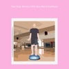 Total body workout with bosu ball and dumbbells
