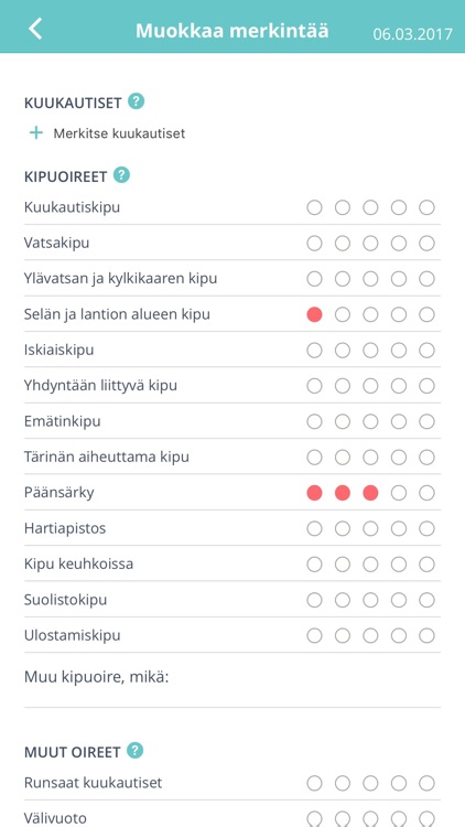 Moona Oirepäiväkirja
