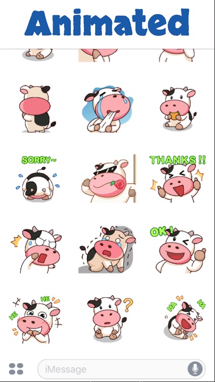 Momo Cow Animated