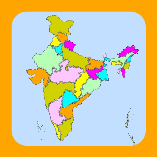 India States & Capitals. 4 Type of Quiz & Games!!! Icon