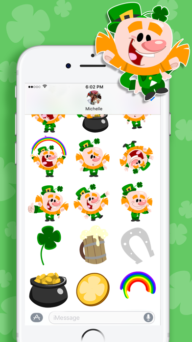 How to cancel & delete Luck of the Irish Animated Stickers from iphone & ipad 3