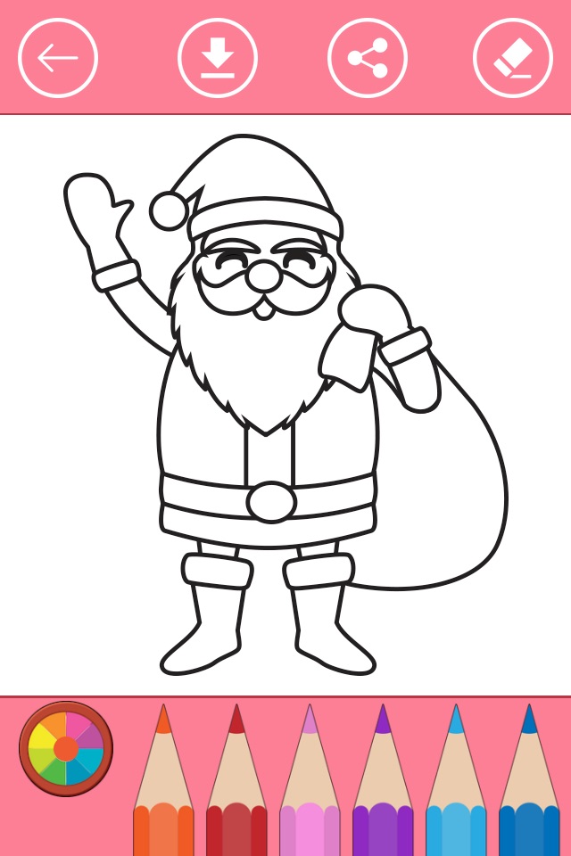 Christmas, Holiday Coloring Book for Kids screenshot 2