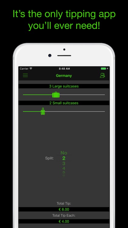 Tip Calculator for Local and Worldwide tipping screenshot-3