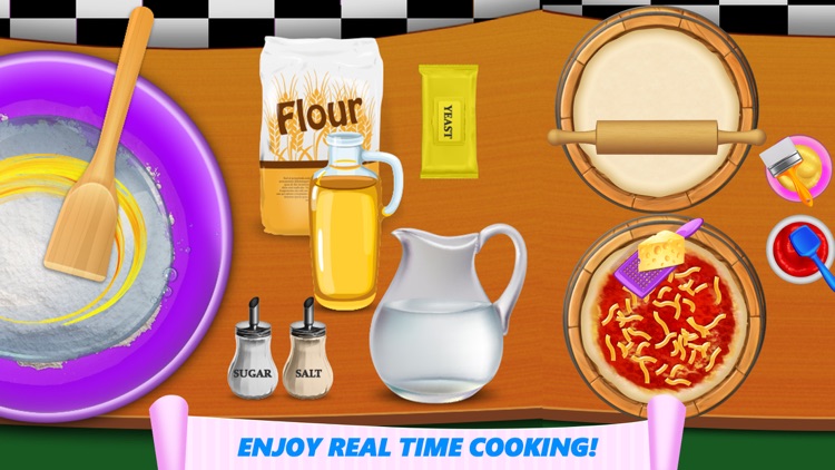 Rainbow Pizza Maker Kids Cooking Game! Pizzeria screenshot-4