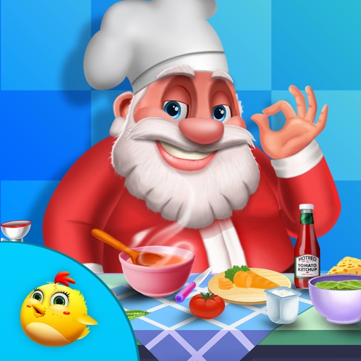 Santa's Restaurant Fun Icon