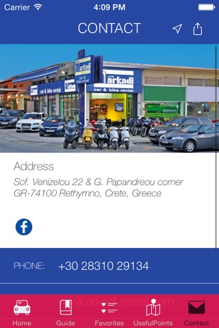 Arkadi Car & Bike Rental screenshot 3