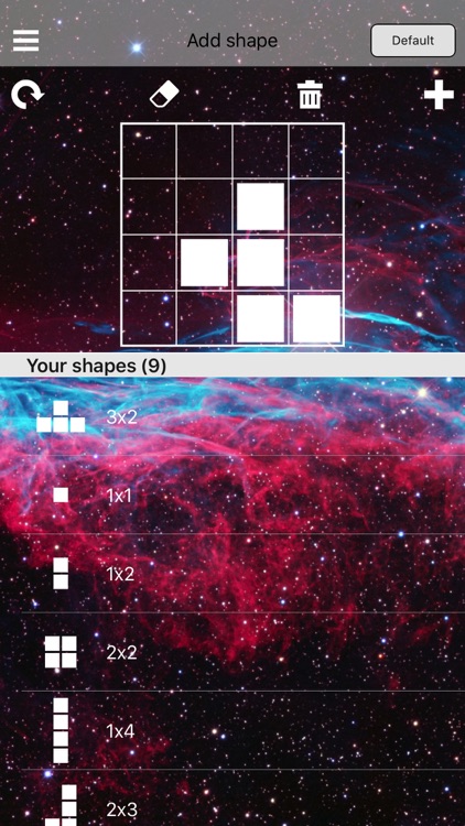 Shapris puzzle tetris space