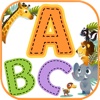 ABC Tracing Alphabet and vocabulary Animals