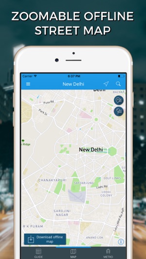 New Delhi Travel Guide with Offline Street Map(圖4)-速報App