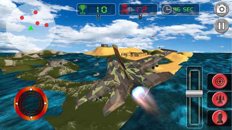 Jet Fighter Aircraft combat flight sim-ulator 2017 screenshot-4