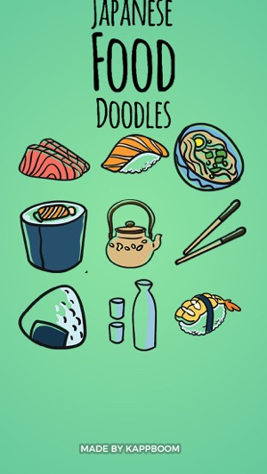 Japanese Food Doodle Stickers(圖1)-速報App