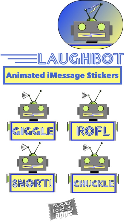 LaughBot: Animated Robot Stickers