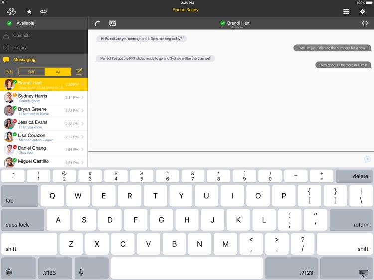 Bria Stretto™ for iPad screenshot-3