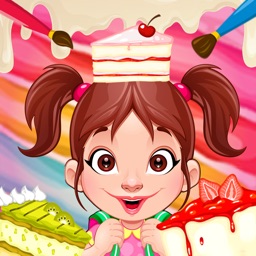 Sweet Cake Coloring - Make a cake game