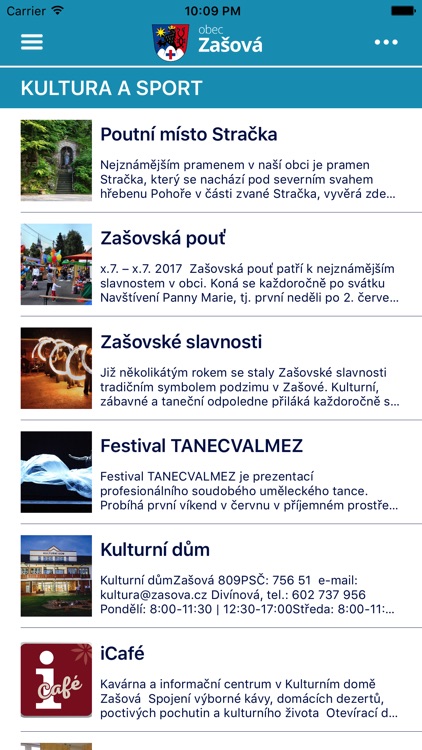 Obec Zašová screenshot-3