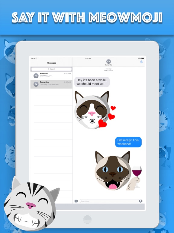 MeowMoji - Hilarious Cat Emojis & Stickers!のおすすめ画像2