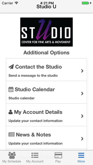 Studio U Center for Fine Arts & Movement(圖3)-速報App