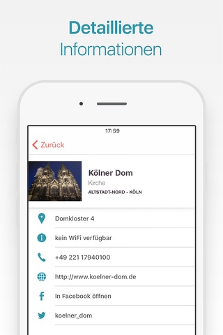 Cologne Travel Guide and Offline City Map screenshot 2