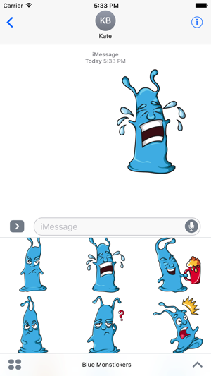 Blue Monstickers(圖2)-速報App