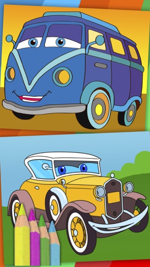 Cars coloring pages for kids – magic coloring book(圖5)-速報App