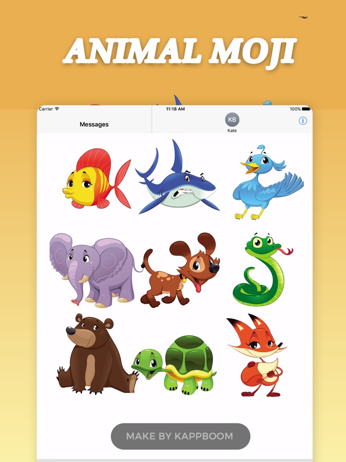 Animal Moji Sticker