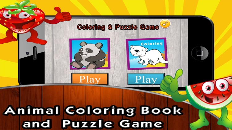 Animal Coloring and Puzzle Game 3