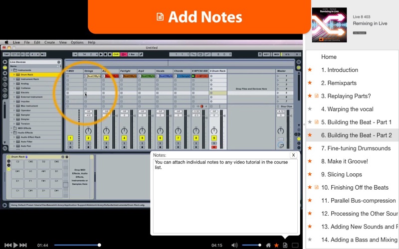Course For Live 8 Remixing thumbnail 3