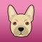 Purchase FrenchieMoji and get over 50 crazy cute French Bulldog emojis to text your besties