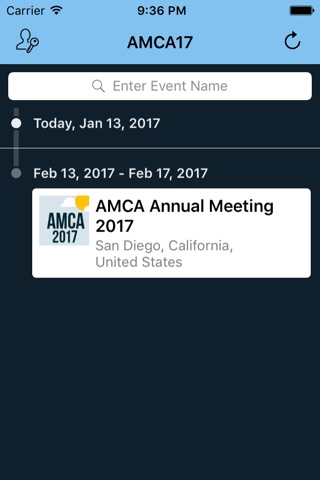 AMCA Annual Meeting screenshot 2