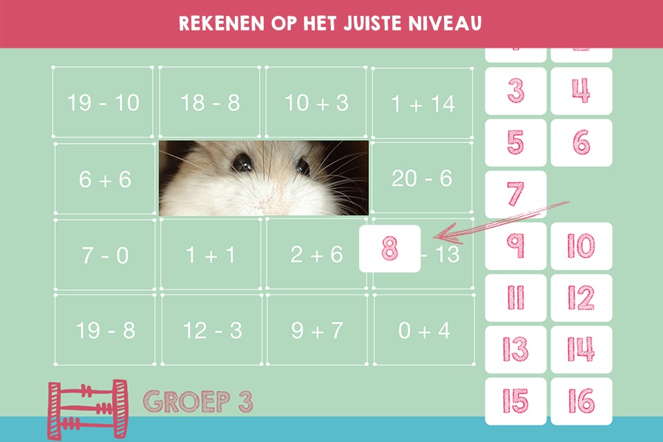 Rekenspelletjes groep 3 t/m 5 screenshot 2