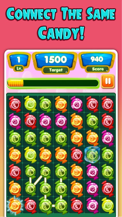 Candy Fruits Garden Mania - Connect & Splash