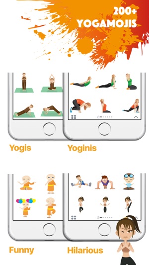 YOGAMOJI - Yoga Emojis & Stickers Keyboard(圖2)-速報App