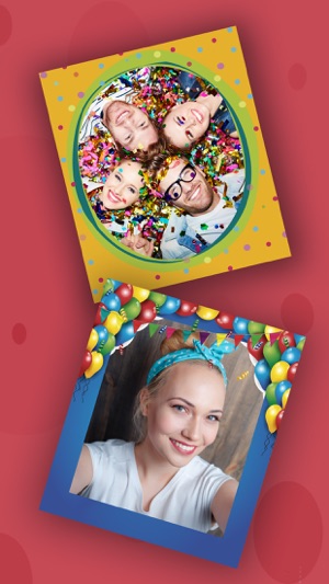 Birthday party photo frames for kids – P