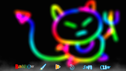 How to cancel & delete RainbowDoodle - Animated rainbow glow effect from iphone & ipad 1