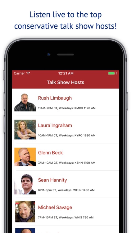 Conservative Talk Radio Plus - Live Hosts Stations