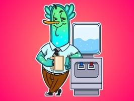 Office Plankton Stickers