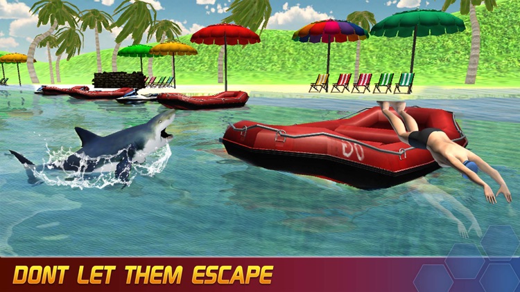 White Shark Simulator Games: Blue Whale Attack