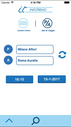 Info Treno, orari viaggio