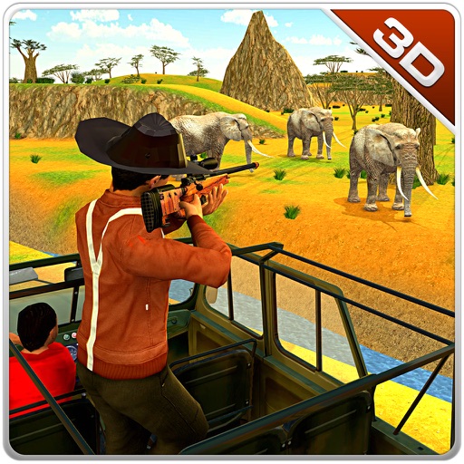 Elephant hunter & wild animals hunting simulator Icon
