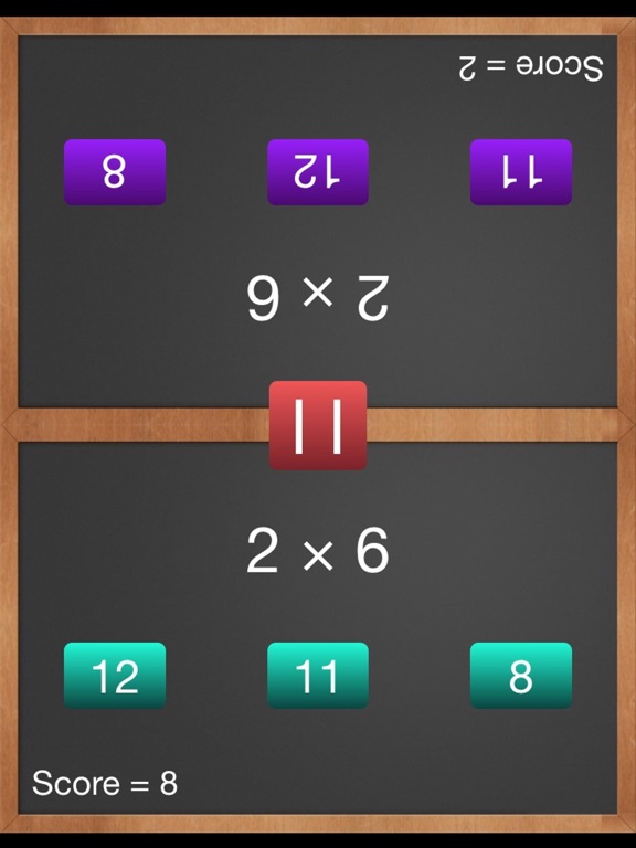 Times Tables Duel - Fun 2 Player Math Game на iPad