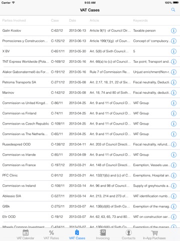 VATlib for iPad screenshot 3