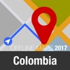 Colombia Offline Map and Travel Trip Guide