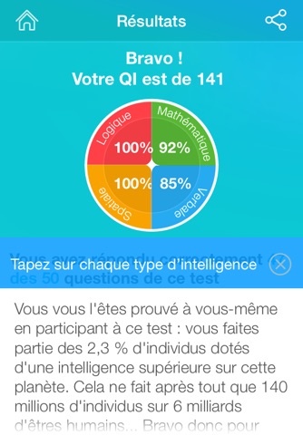 Quel est votre QI ? Test avec rapport personnalisé screenshot 3