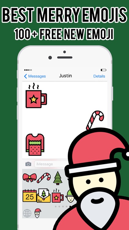 Merry Emojis - Christmas Emoji Stickers Messenger