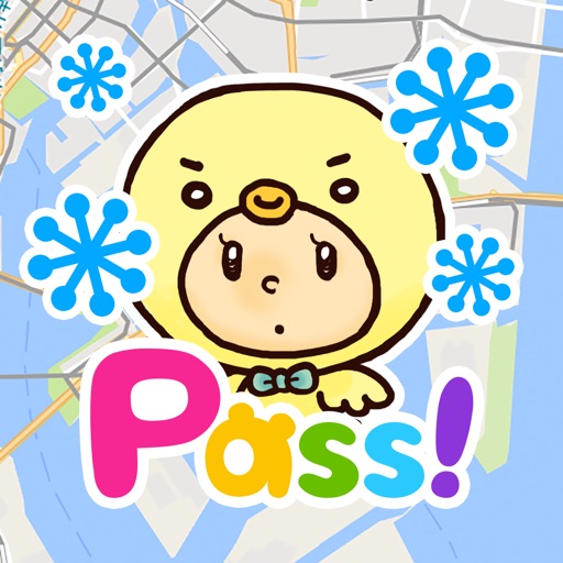 Pass! - Locate your friends in realtime and chat! icon