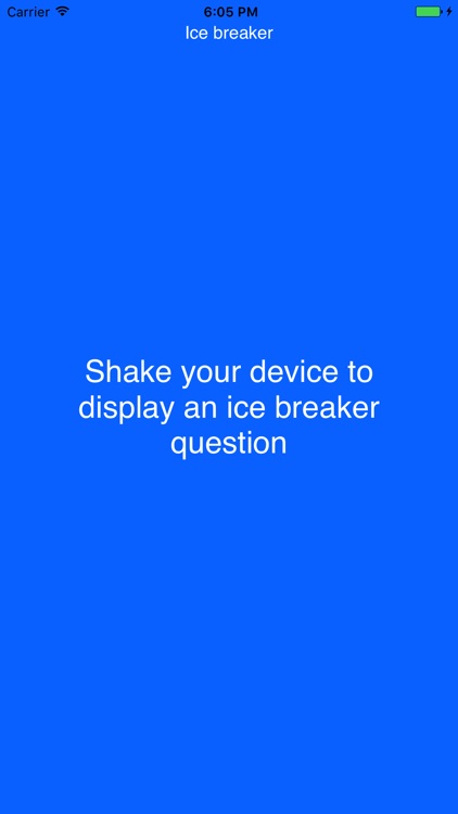 Ice breaker (KS3)