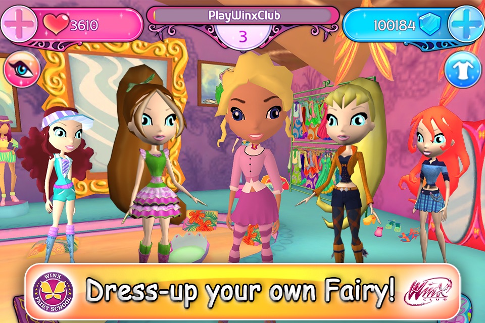 Winx Club: Winx Fairy School screenshot 2