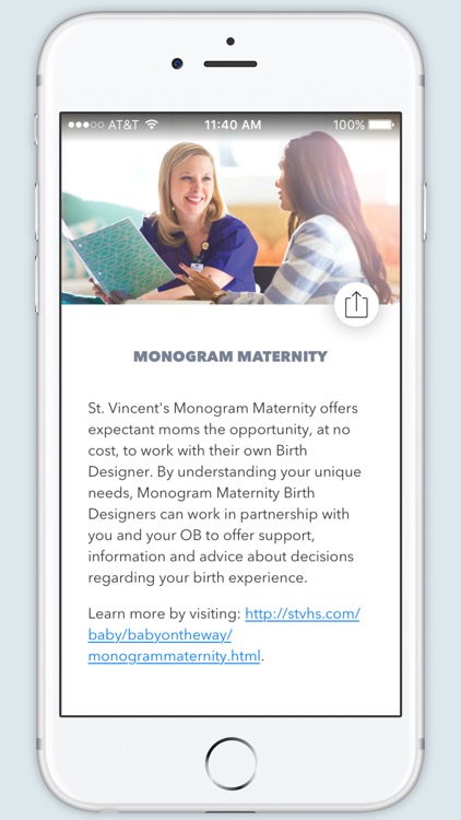 St. Vincent's Monogram Maternity App