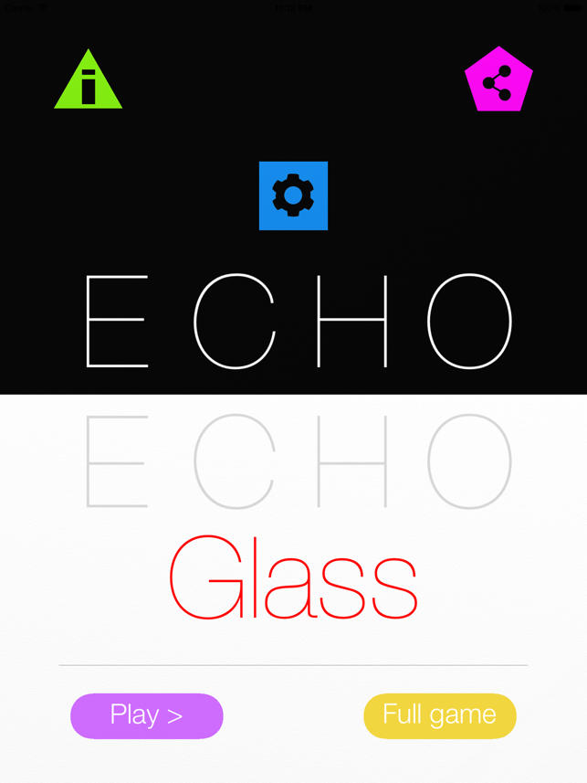 ‎Echo Glass - A Unique Mirror Puzzle Game Screenshot