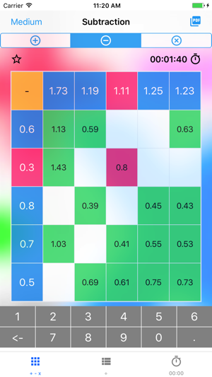 Kids Math Grids - Decimals(圖2)-速報App